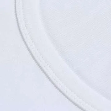 Roselux Women's Summer Scoop Neck Short Sleeve T-Shirts Ribbed Knit Slim Fitted Casual Basic Top Whi...