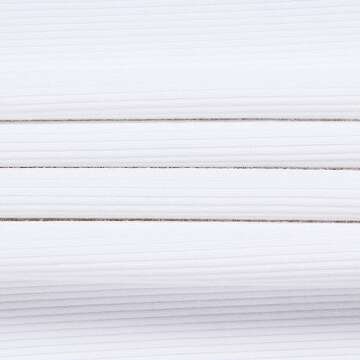 Roselux Women's Summer Scoop Neck Short Sleeve T-Shirts Ribbed Knit Slim Fitted Casual Basic Top White XL