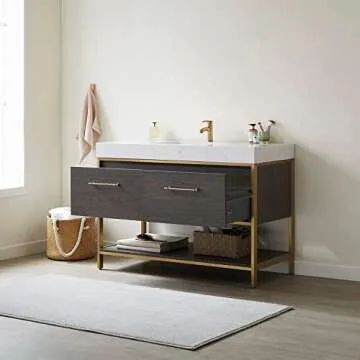 Vinnova Palma Bathroom Vanity in Suleiman Oak - Stylish & Functional