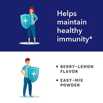 LifeSeasons Clinical Immunity - Elderberry Drink Mix - Protects & Fights for Healthy Immune Response - Immunity Booster - 3X Better Than Vitamin C - Serve Hot or Cold - Vitamin C + D + Zinc - (5 Pack)