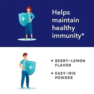 LifeSeasons Clinical Immunity - Elderberry Drink Mix - Protects & Fights for Healthy Immune Response - Immunity Booster - 3X Better Than Vitamin C - Serve Hot or Cold - Vitamin C + D + Zinc - (5 Pack)