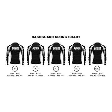 Anthem Athletics New! 10+ Styles HELO-X Long Sleeve Rash Guard Compression Shirt - BJJ, MMA, Muay Thai - Black - Large