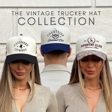Vintage Trucker Hat for Stylish Casual Wear