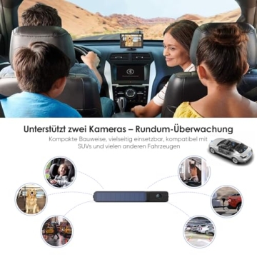 Solar Wireless Backup Camera with 5" 1080P Monitor