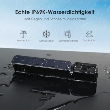 Solar Wireless Backup Camera with 5" 1080P Monitor