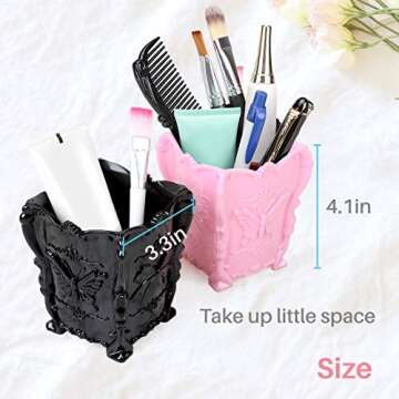 Stylish Kalevel Makeup Brush Holder Organizer - Cute & Functional