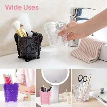 Stylish Kalevel Makeup Brush Holder Organizer - Cute & Functional