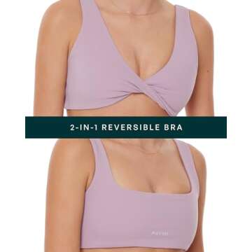 PAVOI ACTIVE FlexFlow Collection | Reversible Sports Bra