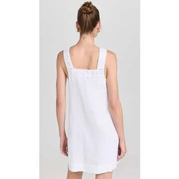 Madewell Georgia Embroidered Tank Mini Dress - Eyelet White