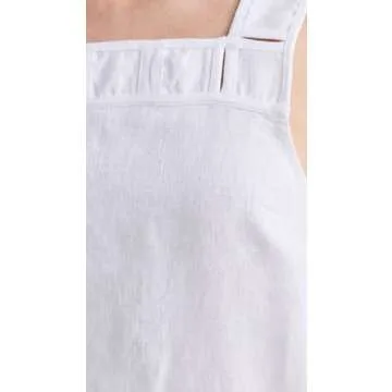 Madewell Georgia Embroidered Tank Mini Dress - Eyelet White