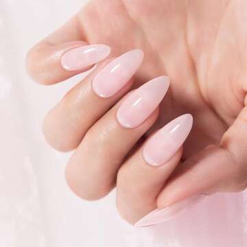 RARJSM Light Pink Nude Gel Nail Polish - 15ml Capacity