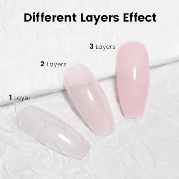 RARJSM Light Pink Nude Gel Nail Polish - 15ml Capacity