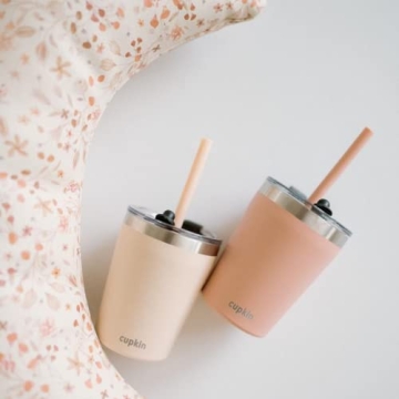 CUPKIN Toddler Straw Cups - Insulated & Stylish for Kids