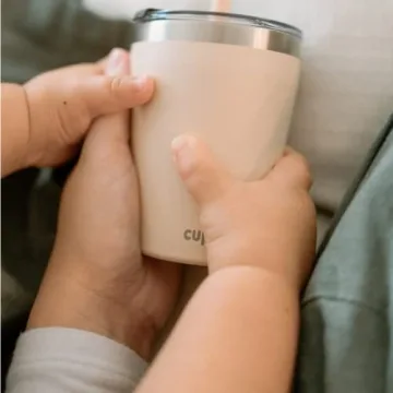 CUPKIN Toddler Straw Cups - Insulated & Stylish for Kids