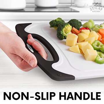 Durable 3-Piece Cutting Board Set by Zulay Kitchen