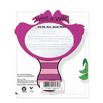wet n wild Alice In Wonderland Collection Hand Mirror - We're All Mad Here | Comfortable & Vibrant