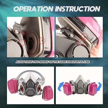 Wfoai Respirator Mask: Reusable Protection for Work