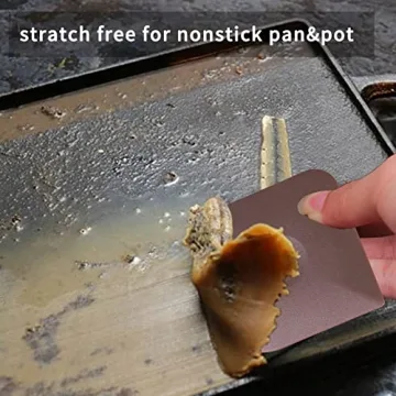 Pan Scrapers Set - Durable Kitchen Cleaner Scrapers