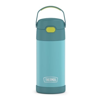 THERMOS FUNTAINER 12oz Kids Water Bottle in Blue/Green