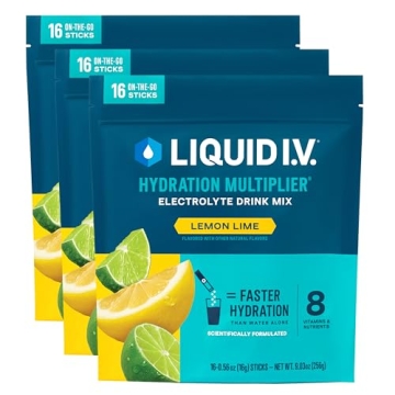 Liquid I.V. Hydration Multiplier Lemon Lime Electrolyte Powder