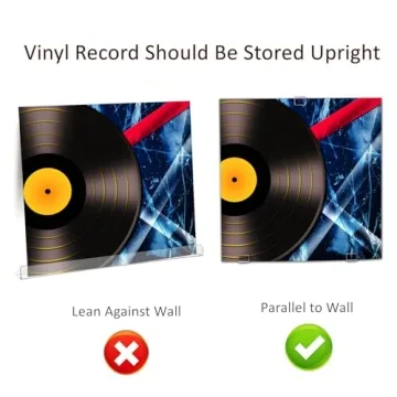 Vinyl Record Wall Display Holder - Acrylic Mounts for LPs