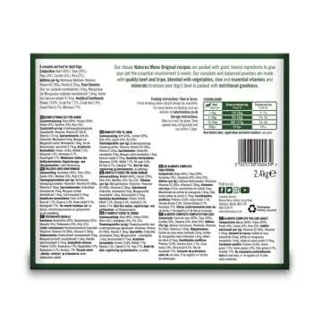 Natures Menu Beef & Tripe Dog Food - 300g Pack of 8