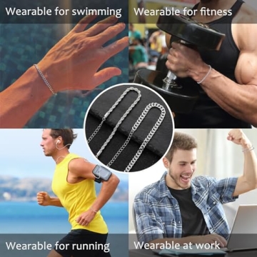 RANKEEF Men's Sterling Silver Bracelet - Stylish Gift