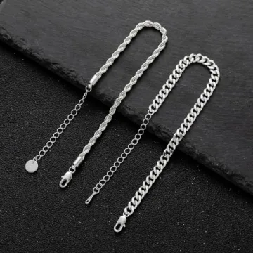 RANKEEF Men's Sterling Silver Bracelet - Stylish Gift