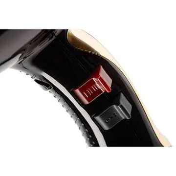 Elchim - 3900 Healthy Ionic Ceramic Powerful Professional Hair Dryer - Black/Gold, 1875 Watts