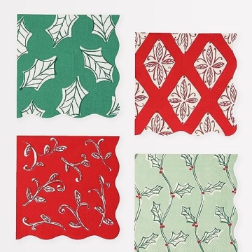 Meri Meri Block Print Small Napkins for Festive Fun