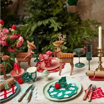 Meri Meri Block Print Small Napkins for Festive Fun