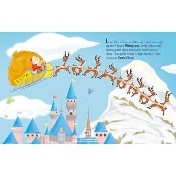Santa Stops at Disneyland (Disney Classic) (Little Golden Book)