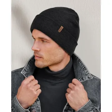 FURTALK Men's Stylish Fleece Lined Winter Beanie
