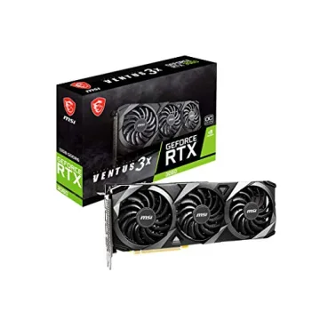 MSI Gaming GeForce RTX 3060 12GB 15 Gbps GDRR6 Boost Clock: 1807 MHz 192-Bit HDMI/DP PCIe 4 Torx Tri...