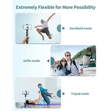 4 in 1 Selfie Stick Tripod with Wireless Remote for Smartphones