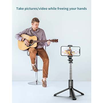 4 in 1 Selfie Stick Tripod with Wireless Remote for Smartphones