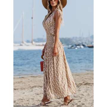 CUPSHE Women's Retro One Shoulder Maxi Dress - Elegant Style