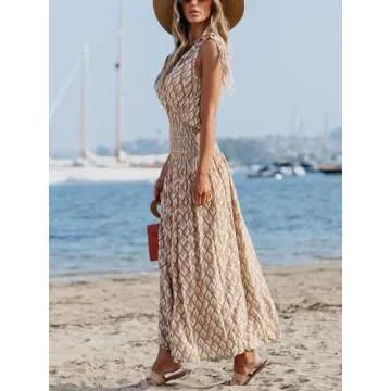 CUPSHE Women's Retro One Shoulder Maxi Dress - Elegant Style