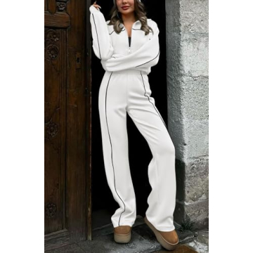 Chic BTFBM Women's Two Piece Tracksuit Fall 2024 Outfit