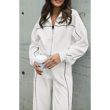 Chic BTFBM Women's Two Piece Tracksuit Fall 2024 Outfit