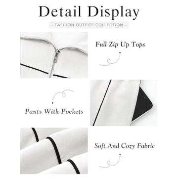 Chic BTFBM Women's Two Piece Tracksuit Fall 2024 Outfit