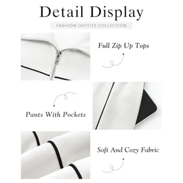 Chic BTFBM Women's Two Piece Tracksuit Fall 2024 Outfit