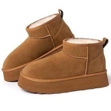 Ankis Women’s Snow Boots: Stylish, Warm, Platform Comfort