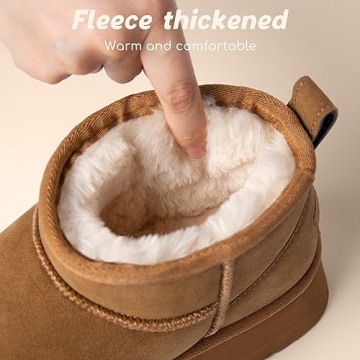 Ankis Women’s Snow Boots: Stylish, Warm, Platform Comfort