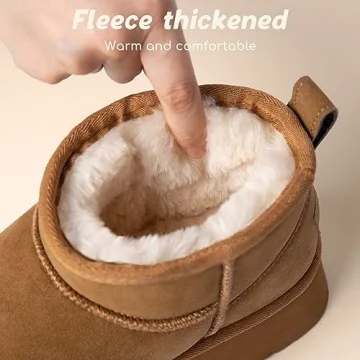 Ankis Women’s Snow Boots: Stylish, Warm, Platform Comfort