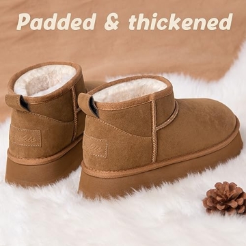 Ankis Women’s Snow Boots: Stylish, Warm, Platform Comfort