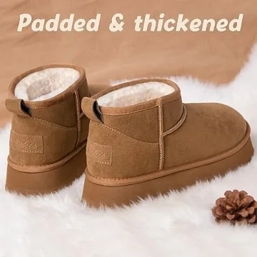 Ankis Women’s Snow Boots: Stylish, Warm, Platform Comfort