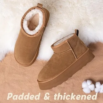 Ankis Women’s Snow Boots: Stylish, Warm, Platform Comfort