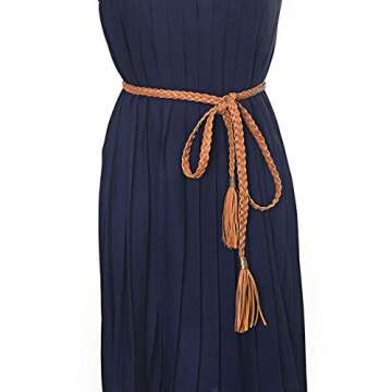 CHIC DIARY Women Braided Waist Belt for Any Style