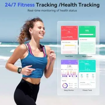 BHNYBWUL Smart Watch(Answer/Make Call), 1.85'' HD Smartwatch for Men Women, 2025 Fitness Tracker with 100+ Sport Modes, Heart/Sleep Monitor/Pedometer IP68 Waterproof Fitness Watch for Android iOS